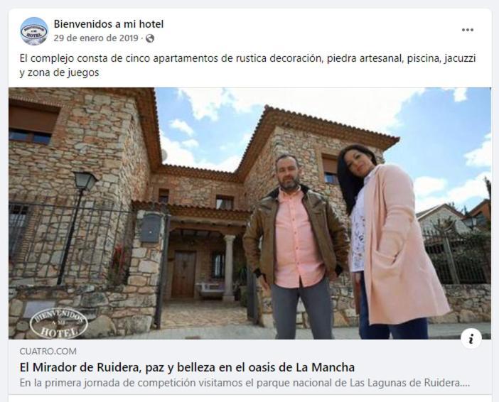 El Mirador De Ruidera Apartamento Exterior foto